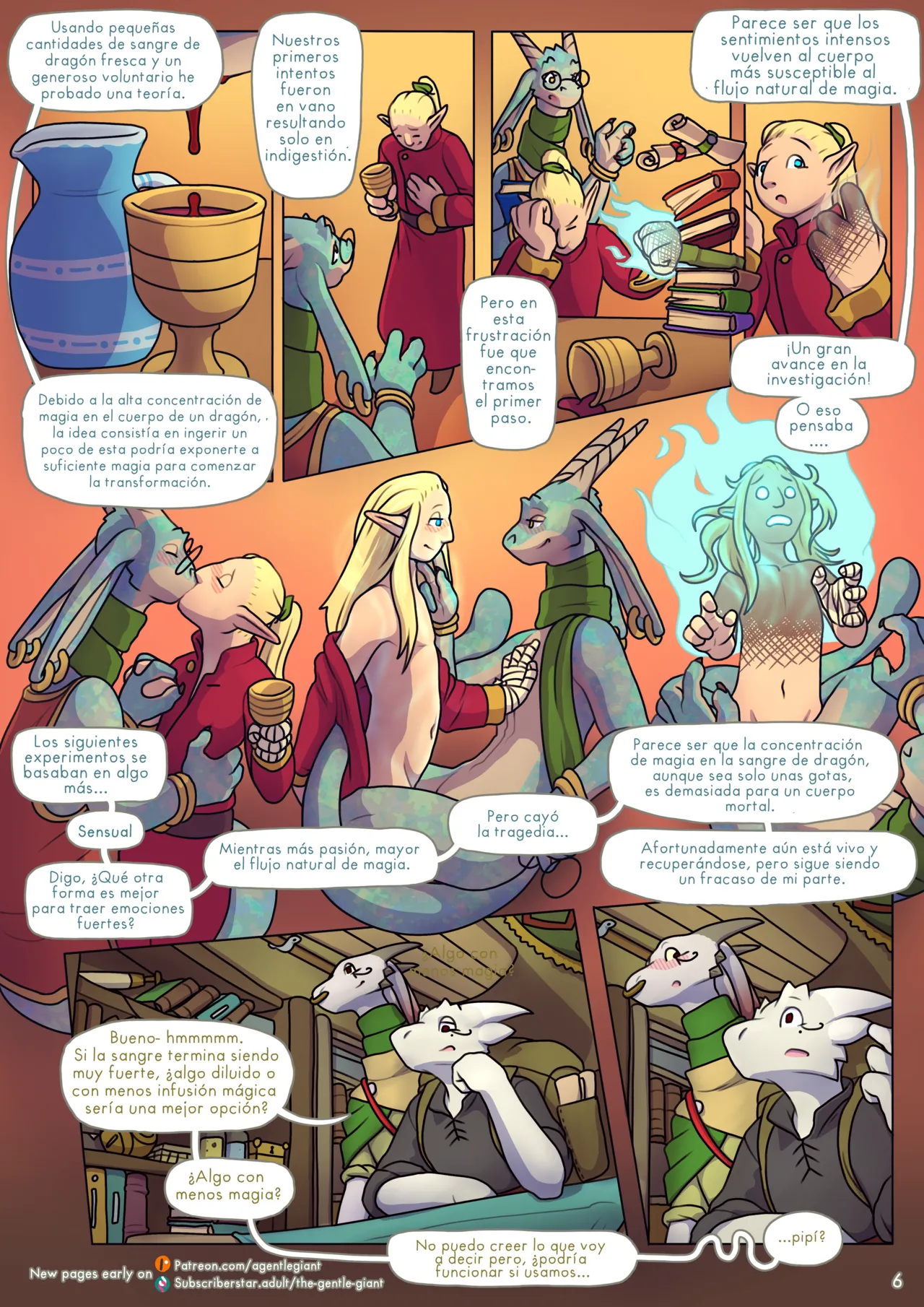 A taste of Sorcery | Una probadita de hechiceria page 6 full
