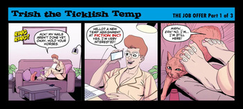 Bandito - Trish the TICKLISH Temp - 3 Panel Comic cover