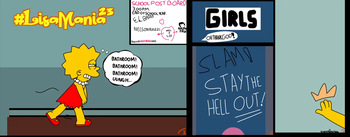 Kuramomotaro lewd simpson comics cover