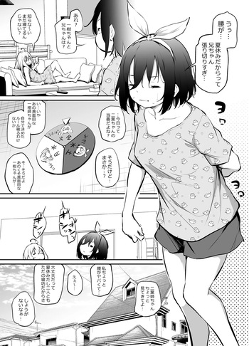 [Airandou] Namaiki Sanshimai to Natsuyasumi cover