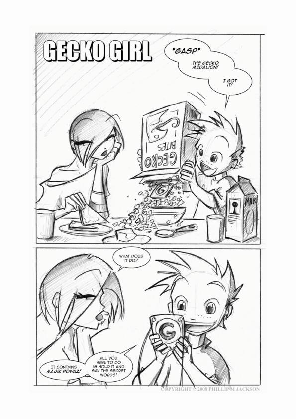 Gecko Girl page 1 full
