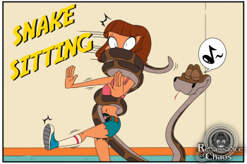 Snake Sitting-Renaissanceofchaos cover