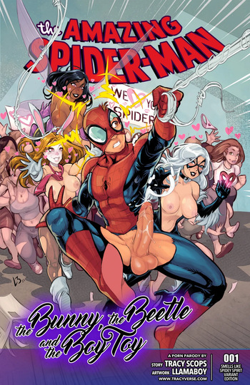 [Tracy Scops] The Bunny The Beetle and The Boy Toy (Spider-man) cover
