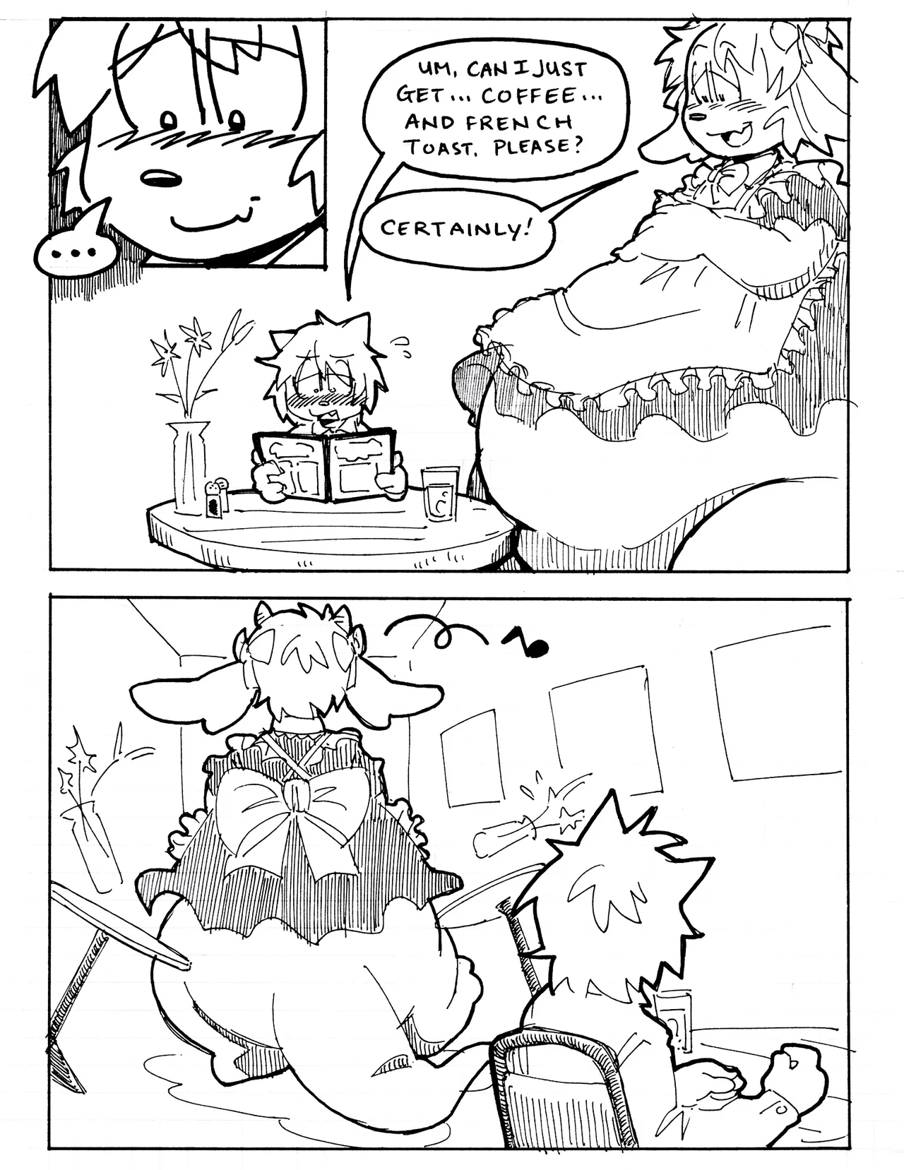 Dragon-Boy Maid Café page 3 full