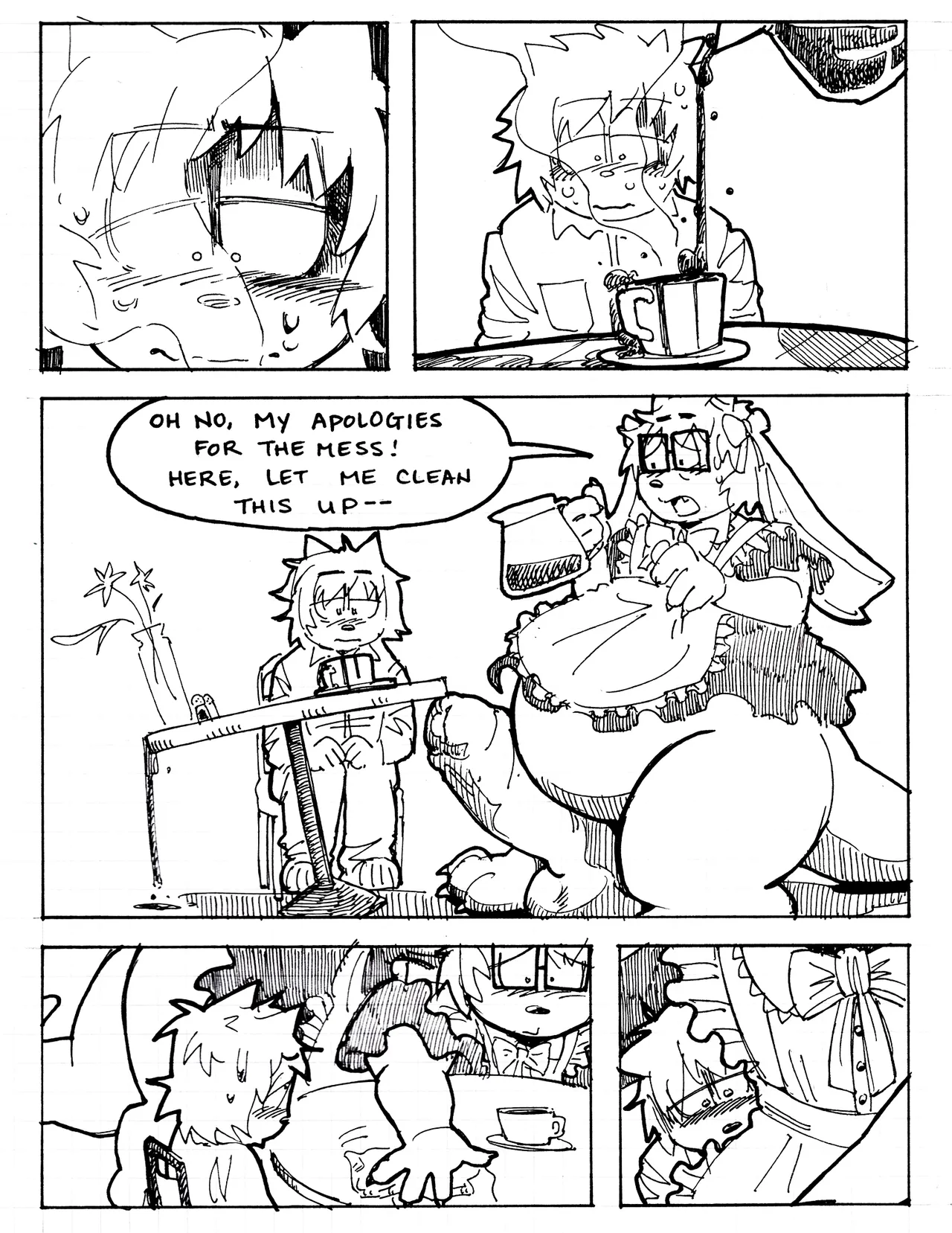 Dragon-Boy Maid Café page 4 full