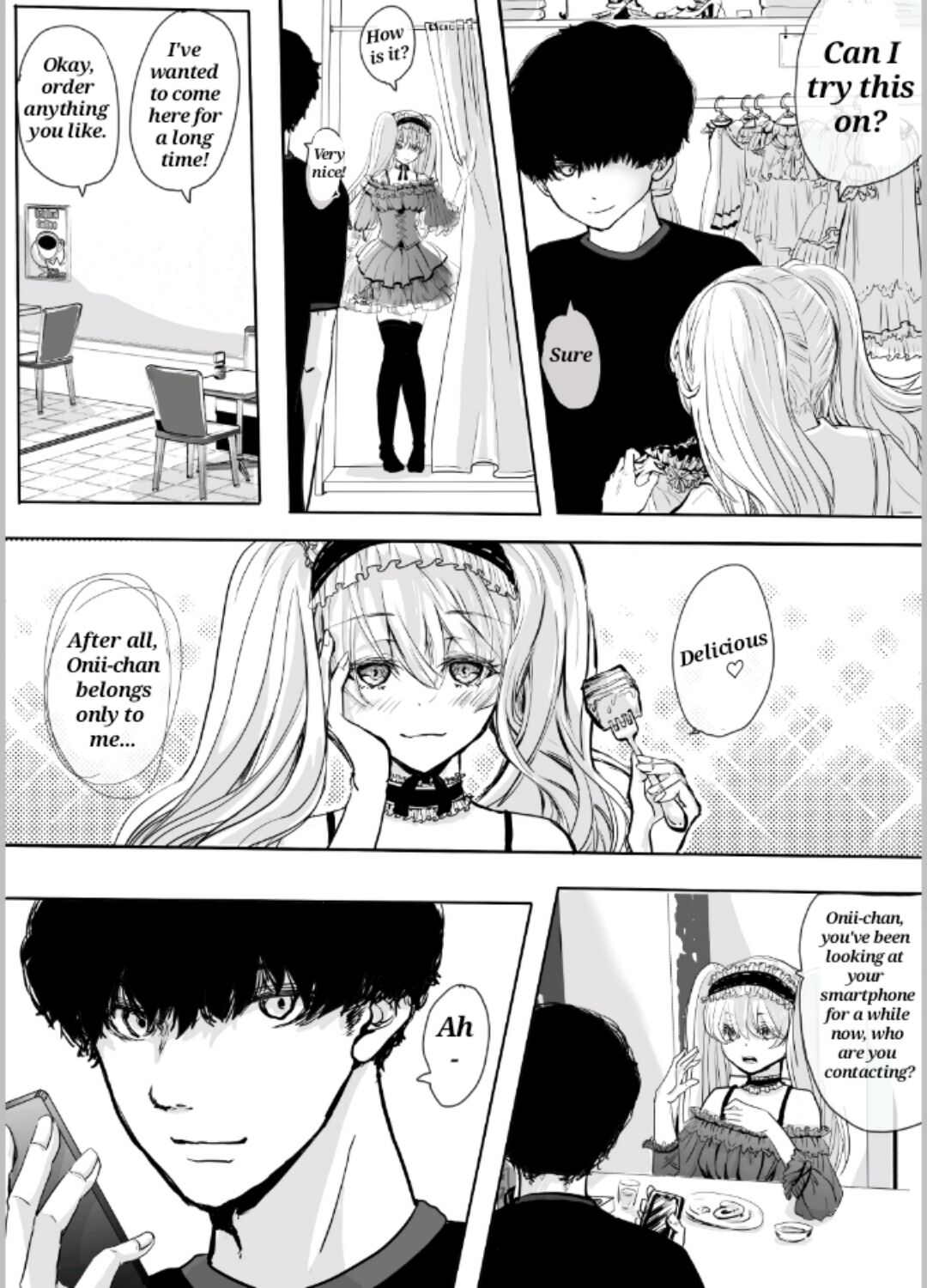 髪を切る漫画 page 4 full