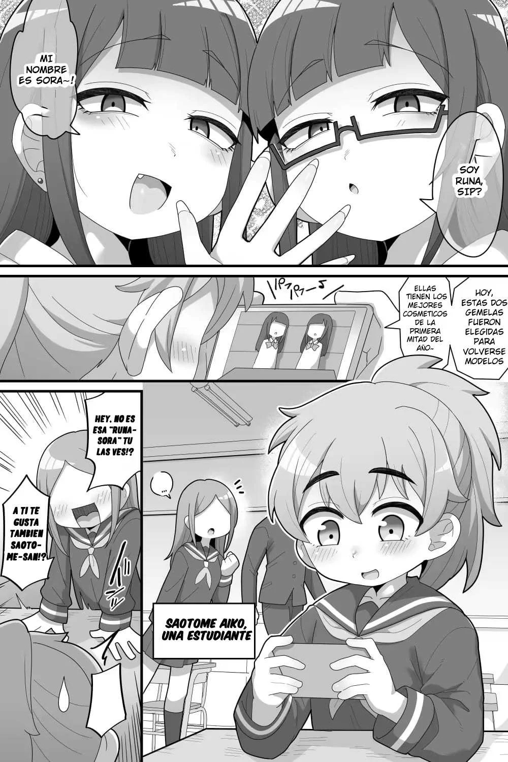 Futanari Futago ni Aisaresugitemasu♥ | Amo Mucho Mucho a Mis hermanastras Futanari♥ page 3 full