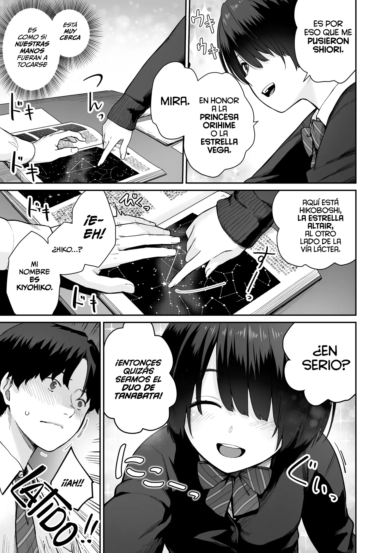 Sora no Hoshi wa Tada no Hikari -Ore dake ga Sex Dekinai Kyoushitsu- | Las Estrellas en el Cielo solo son Luz -Soy el Único en el Aula que no Puede tener Sexo- page 11 full