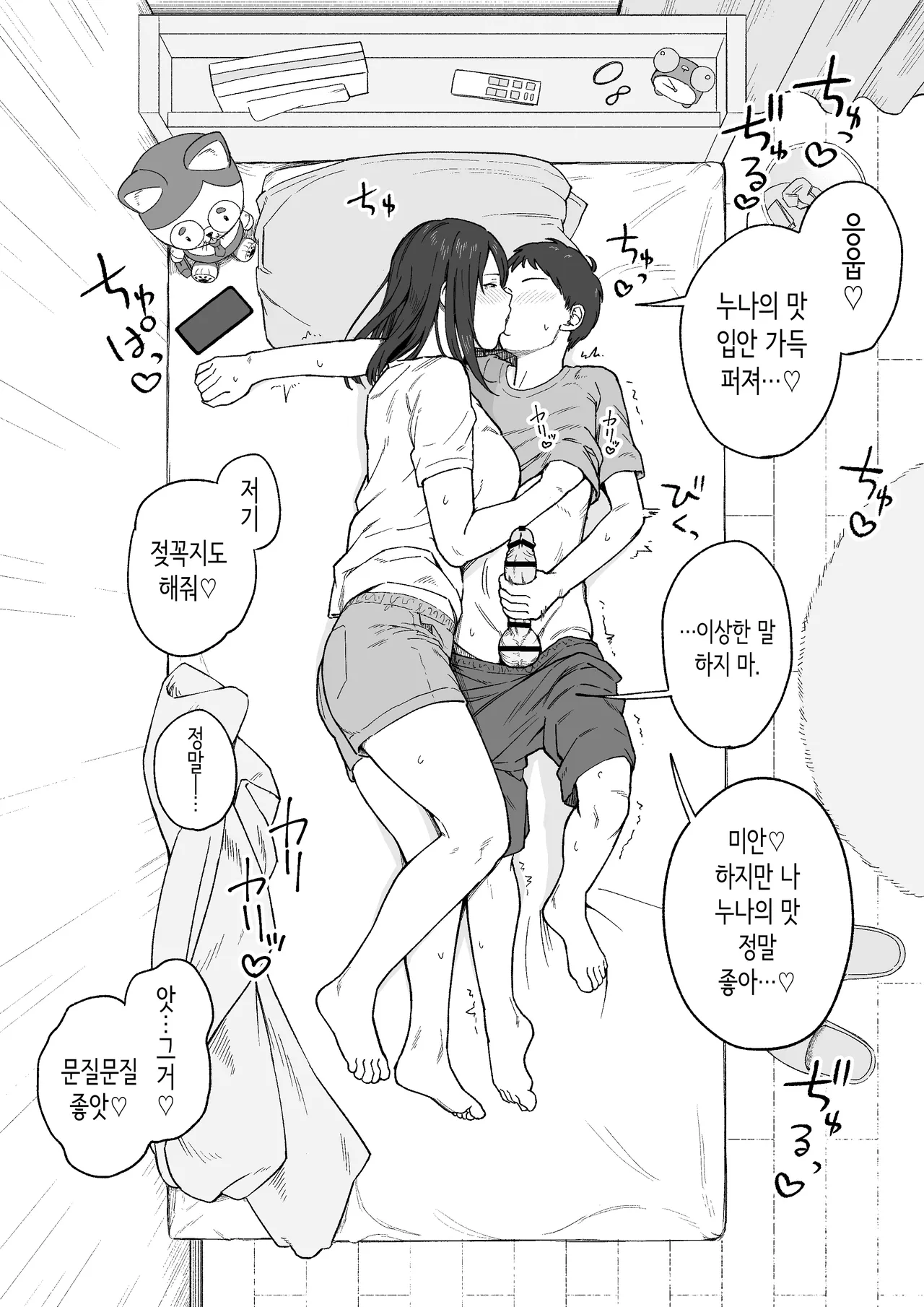 Seiyoku ga Sugoi Otouto no Onegai o Kotowarenai Onee-chan no Hanashi | 성욕이 굉장한 남동생의 부탁을 거절할 수 없는 누나의 이야기 page 12 full