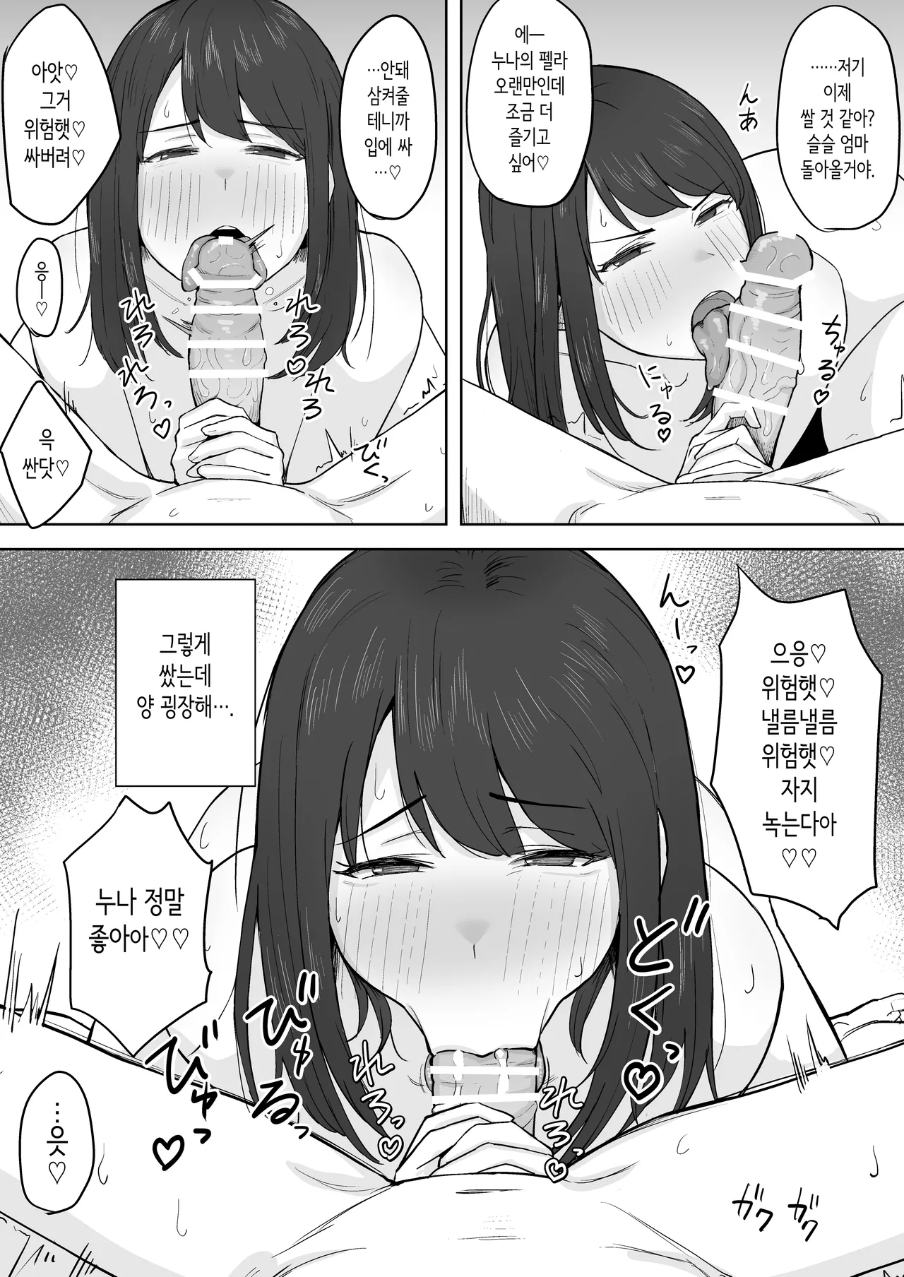 Seiyoku ga Sugoi Otouto no Onegai o Kotowarenai Onee-chan no Hanashi | 성욕이 굉장한 남동생의 부탁을 거절할 수 없는 누나의 이야기 page 7 full