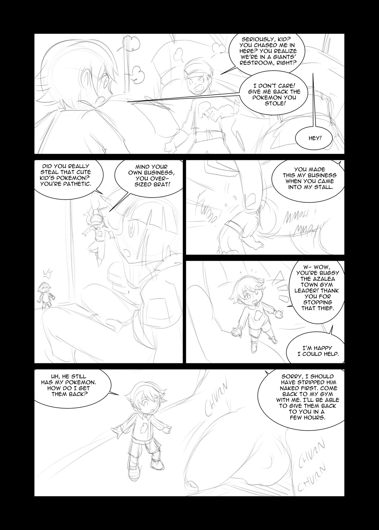 Giant Pokemon League page 9 full