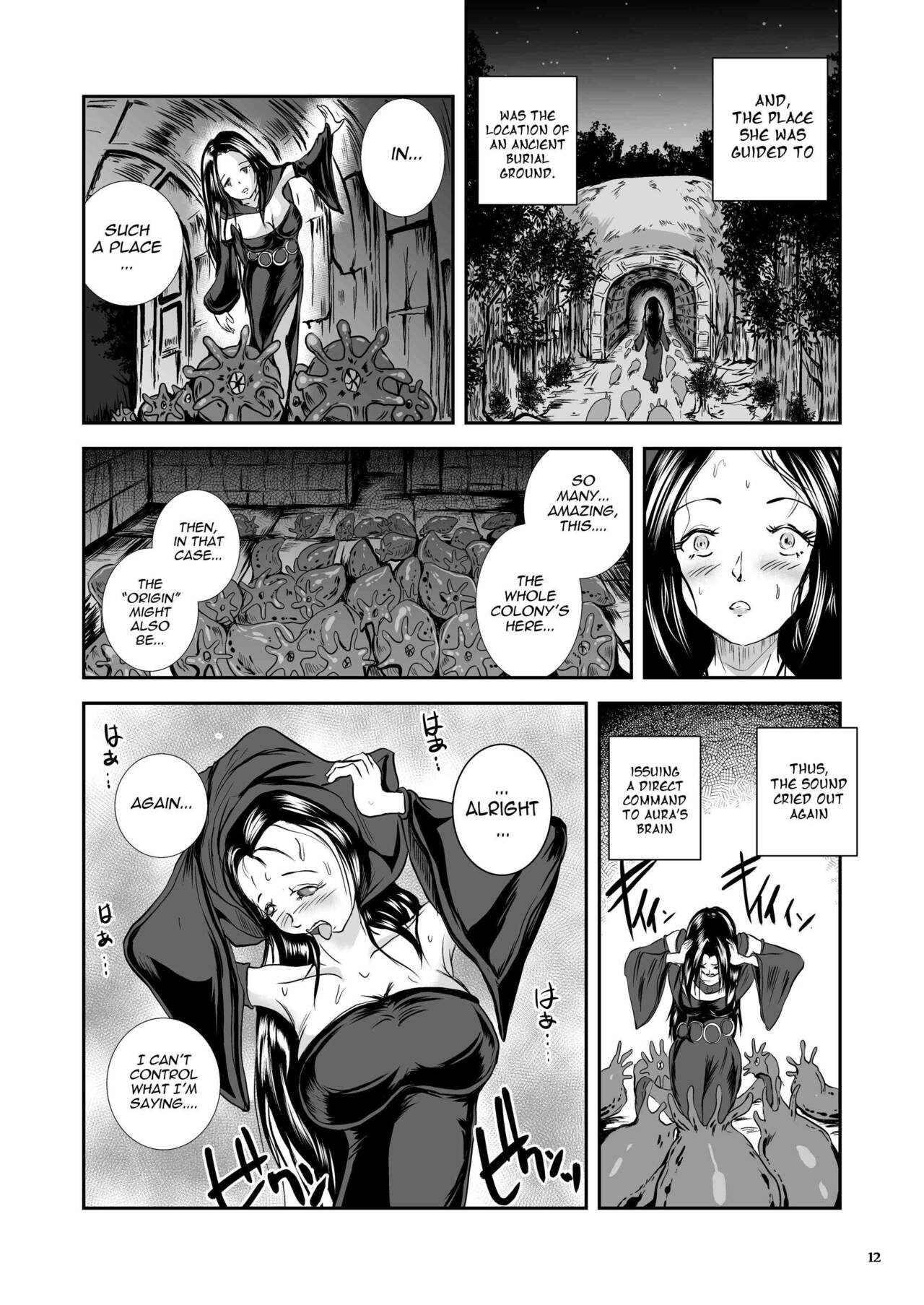 Parasitized Giant Slugs vs Sorceress of the Black Hair as Aura page 12 full