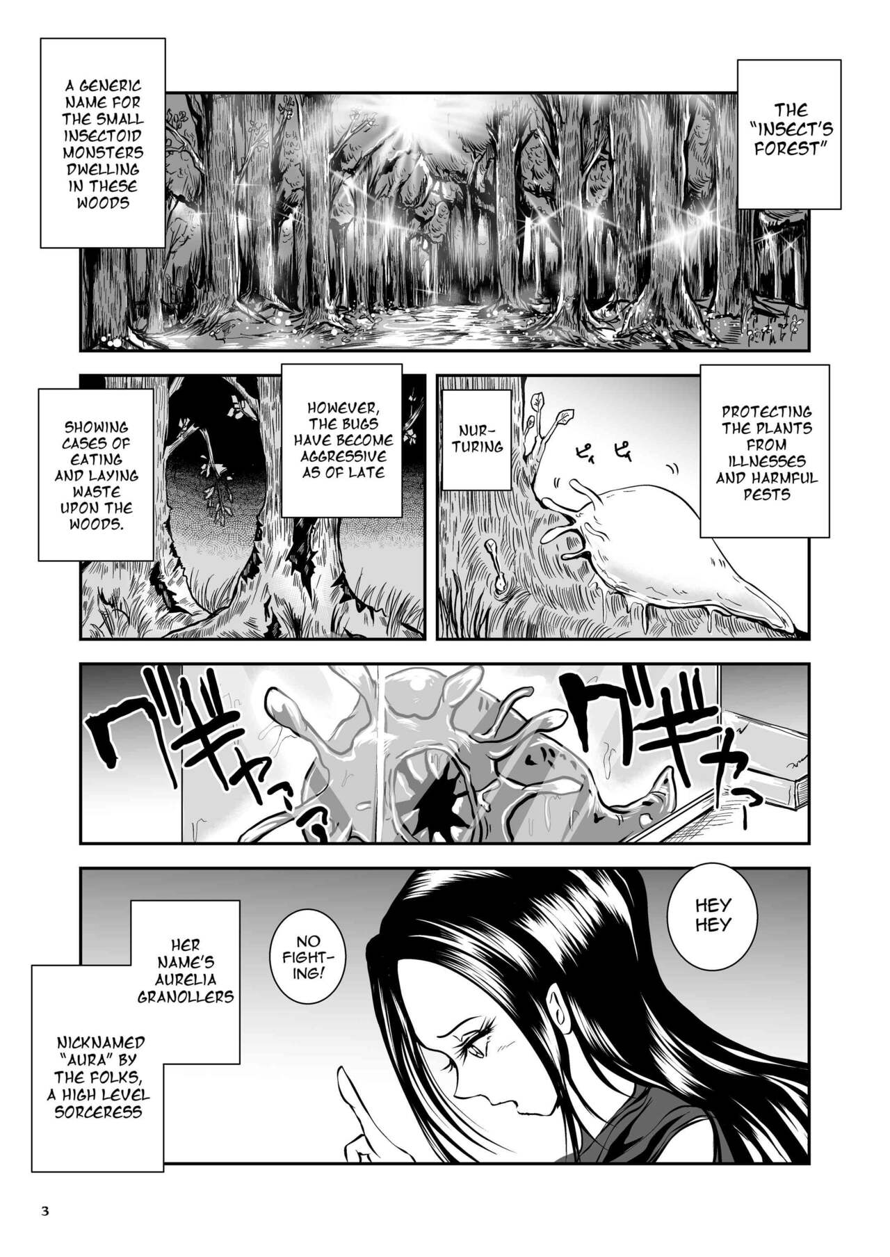 Parasitized Giant Slugs vs Sorceress of the Black Hair as Aura page 3 full