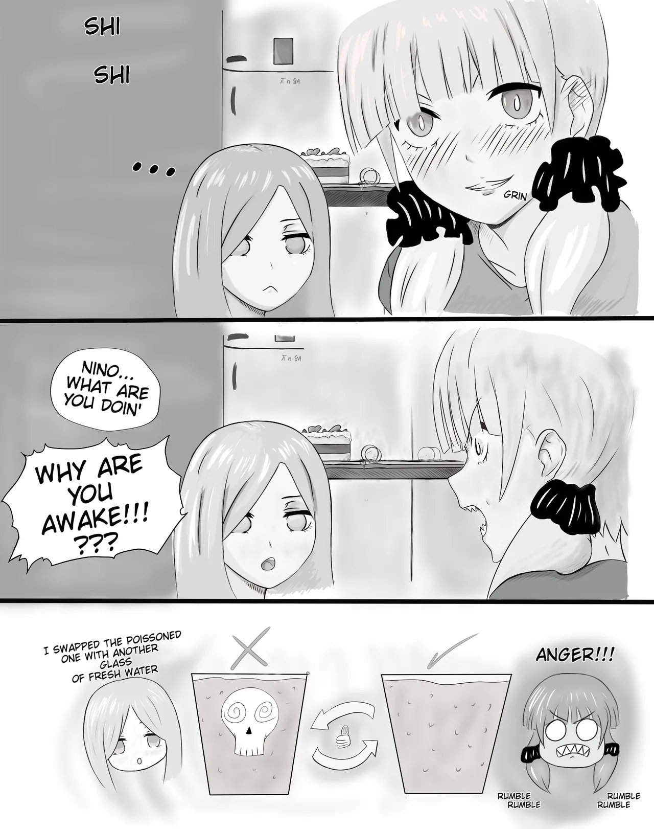 Nino puts Fuutarou to sleep and fucks him... Miku takes advantage. Reverse NTR page 5 full