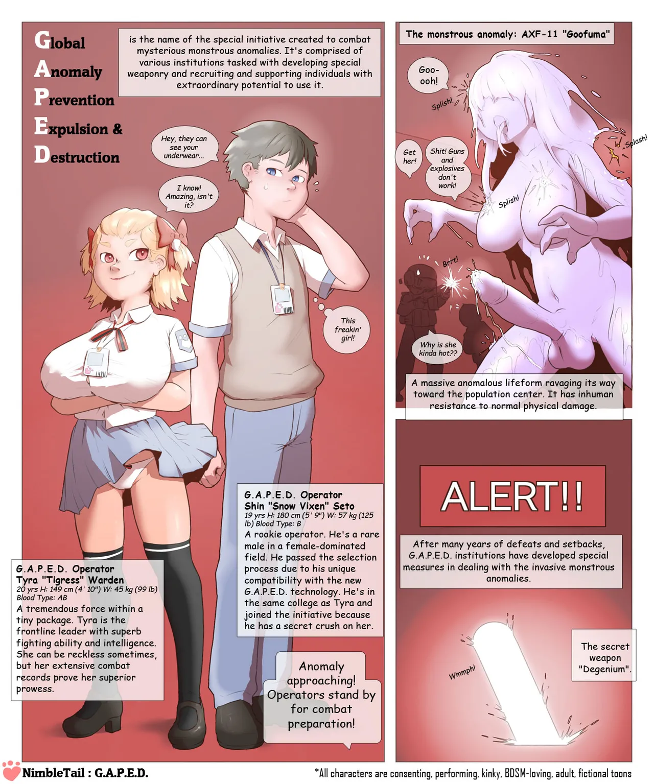 G.A.P.E.D. page 1 full