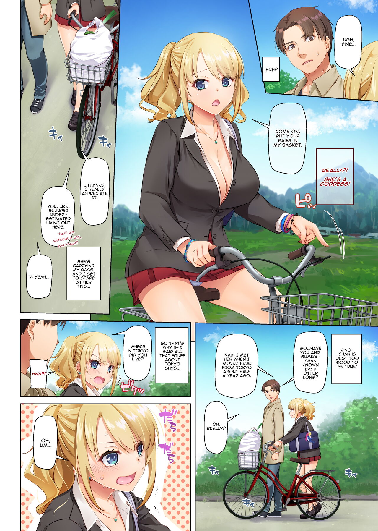 Inaka no Deaikei Gal wa Kyonyuu Shojo!? DLO-15 | Hooking Up With a Countryside Big-Titty Virgin - DLO-15 page 10 full