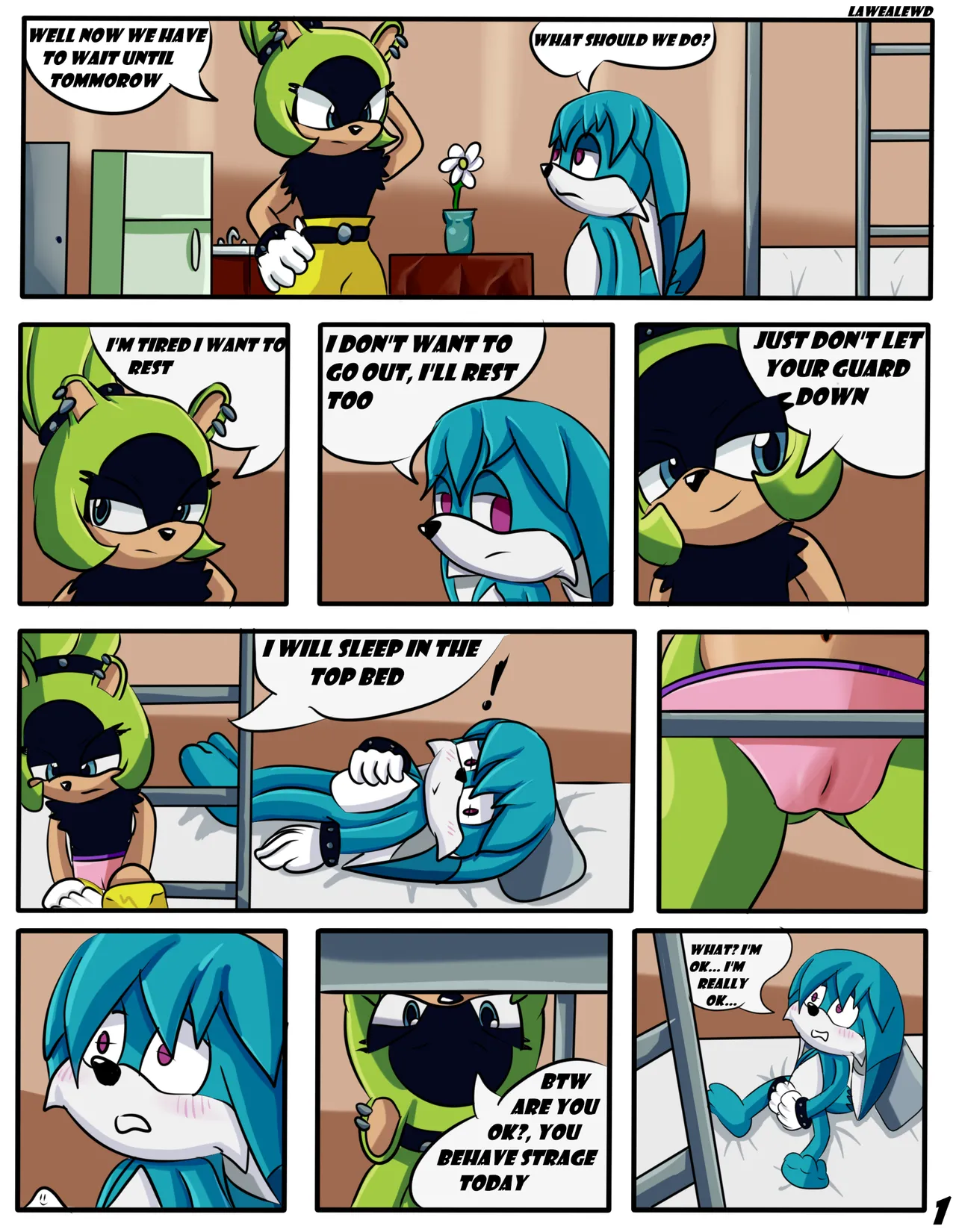 A Surge Night page 1 full