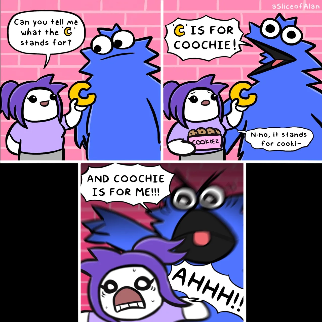 Coochie Monster page 1 full