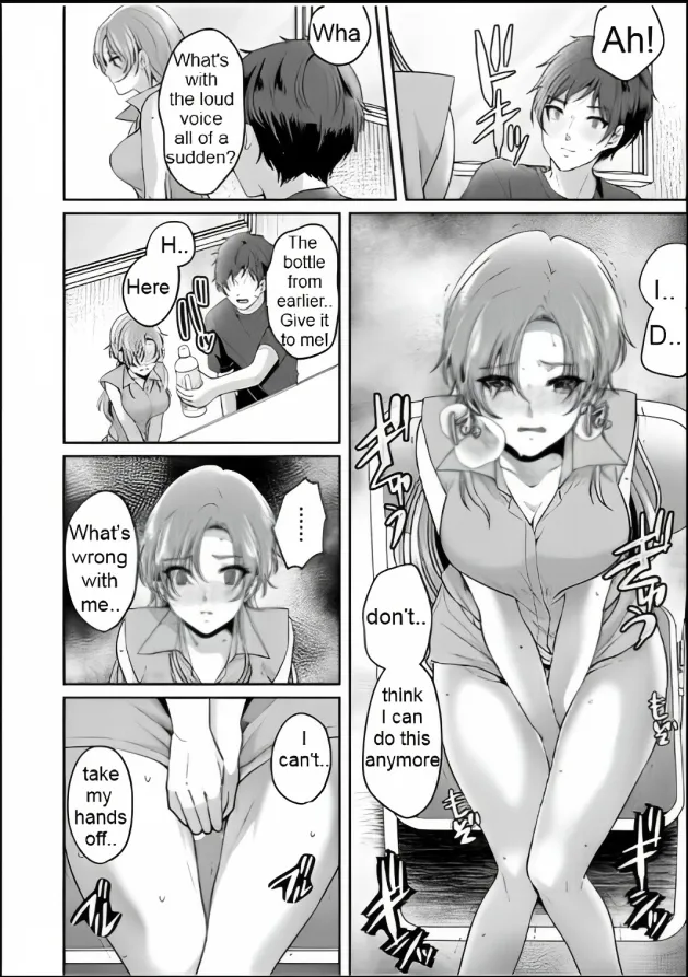 Girl pees in a bottle in front of a boy page 5 full