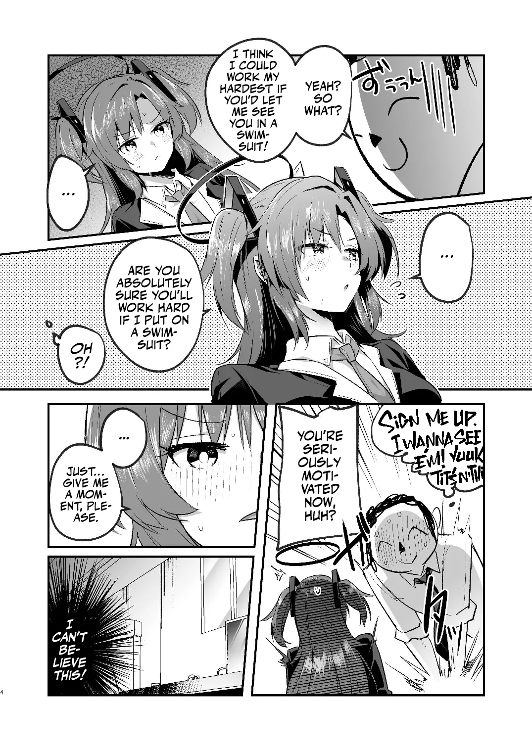 Yuuka to Midsummer no Asedaku Office SEX | A Midsummer's Steamy Sex Session page 4 full