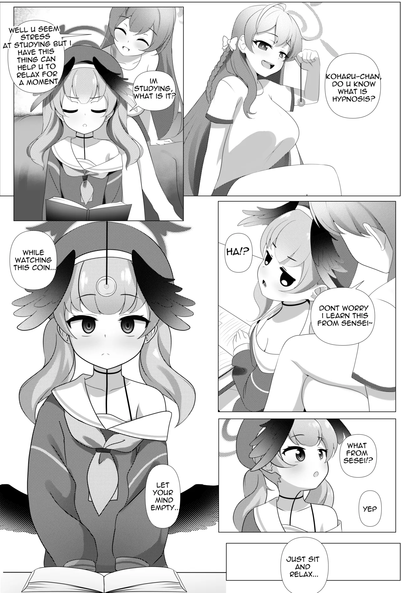 Hanako x Koharu Saimin page 1 full