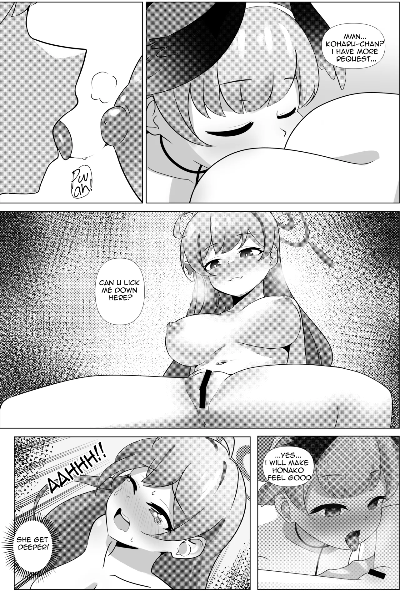 Hanako x Koharu Saimin page 4 full