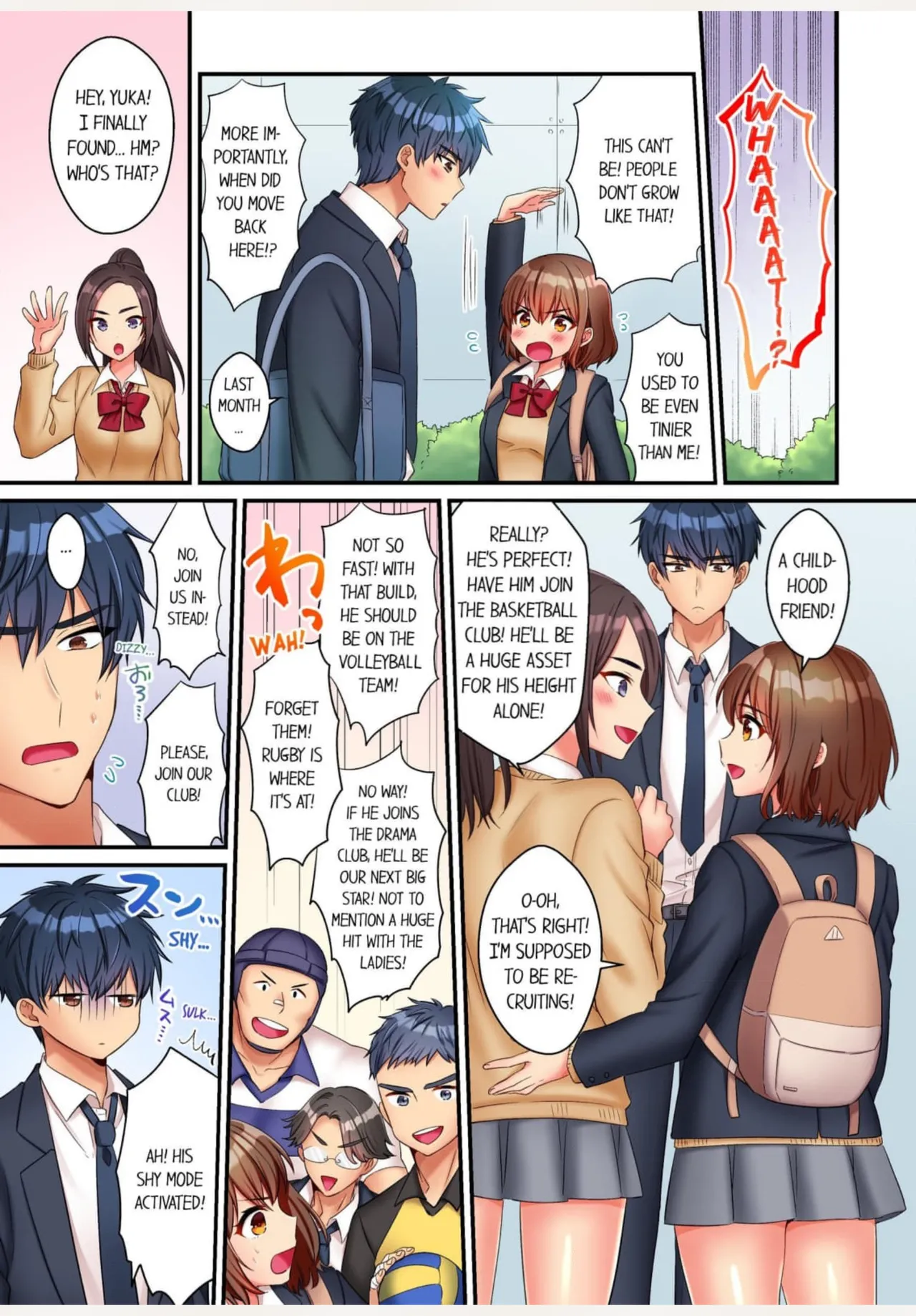 33cm no Fushidara ～Chinmarikei Joshi, Gacchiri Hold de Aragaenai Zecchou Press～ 1 | Sexy Times With My Tiny Childhood Friend 1 page 6 full