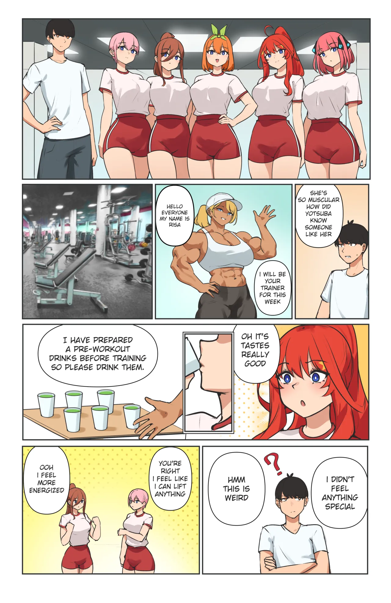 Quintessential Quintuplets Comic + Bonus comic page 3 full