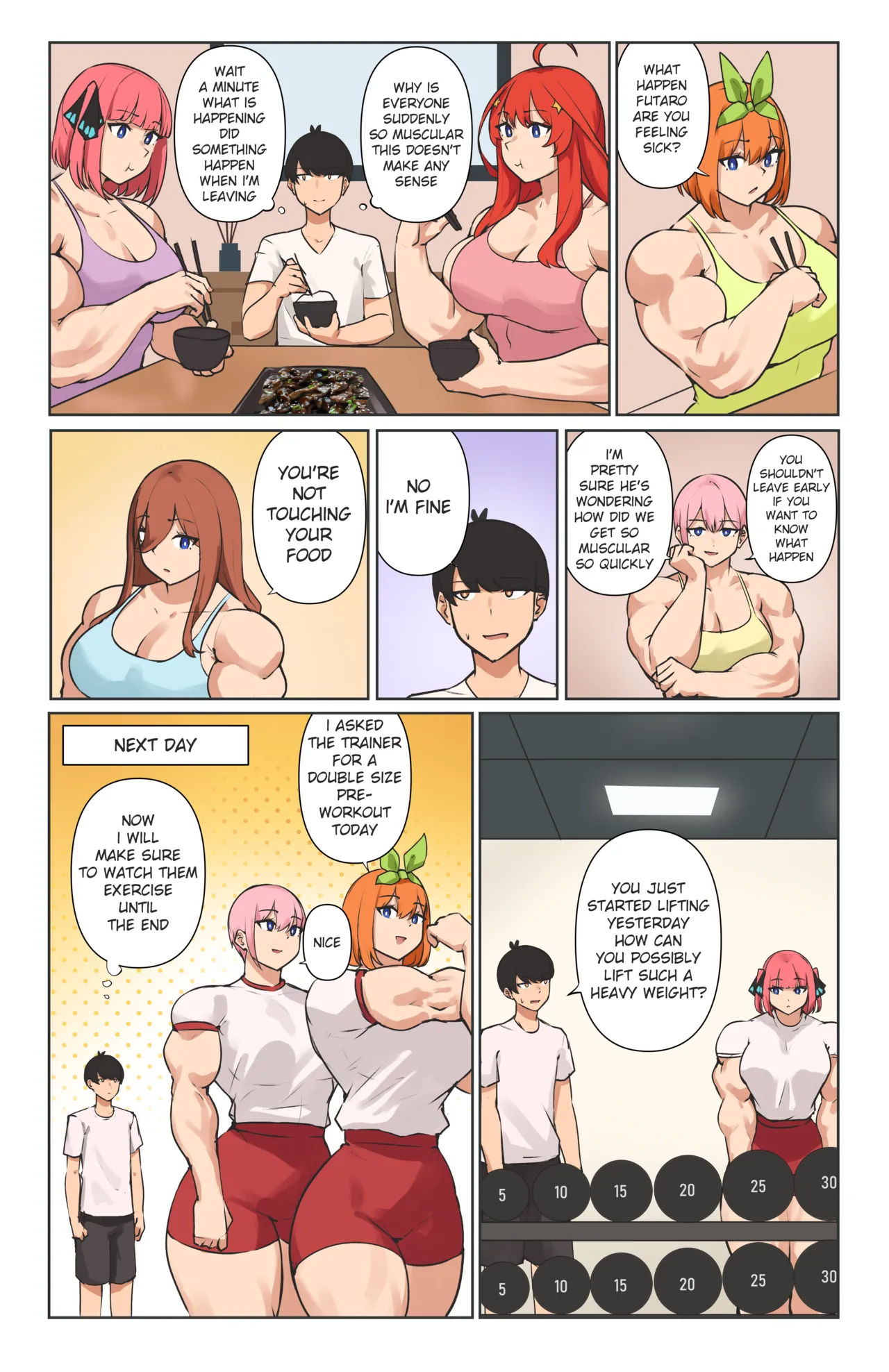 Quintessential Quintuplets Comic + Bonus comic page 5 full