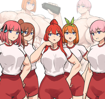 [Musctonk] Quintessential Quintuplets Comic + Bonus comic cover