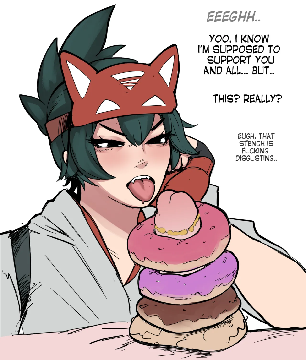Kiriko Stacking Donuts on It page 2 full