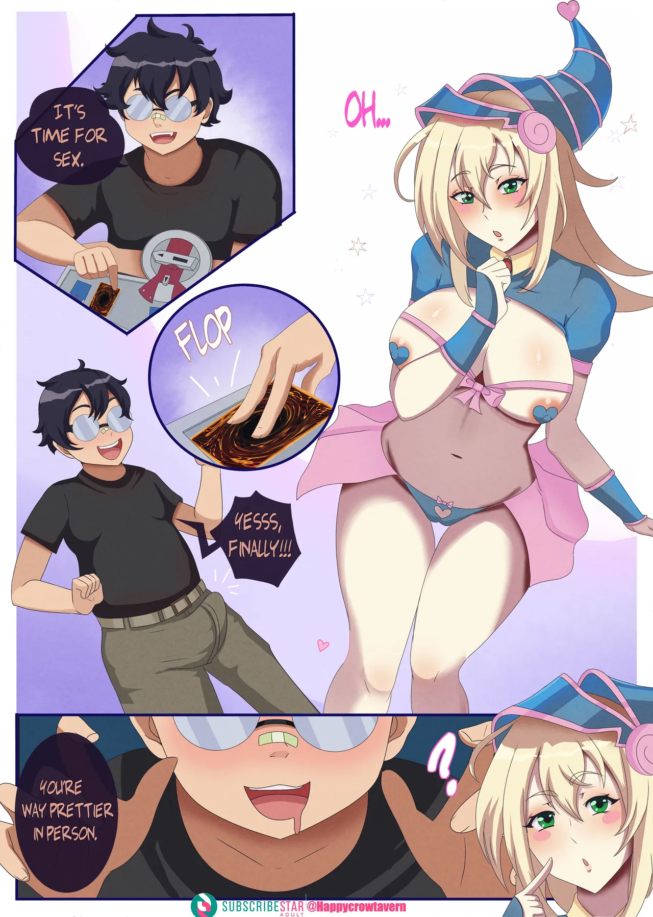 Dark Magician Girl Comic page 2 full