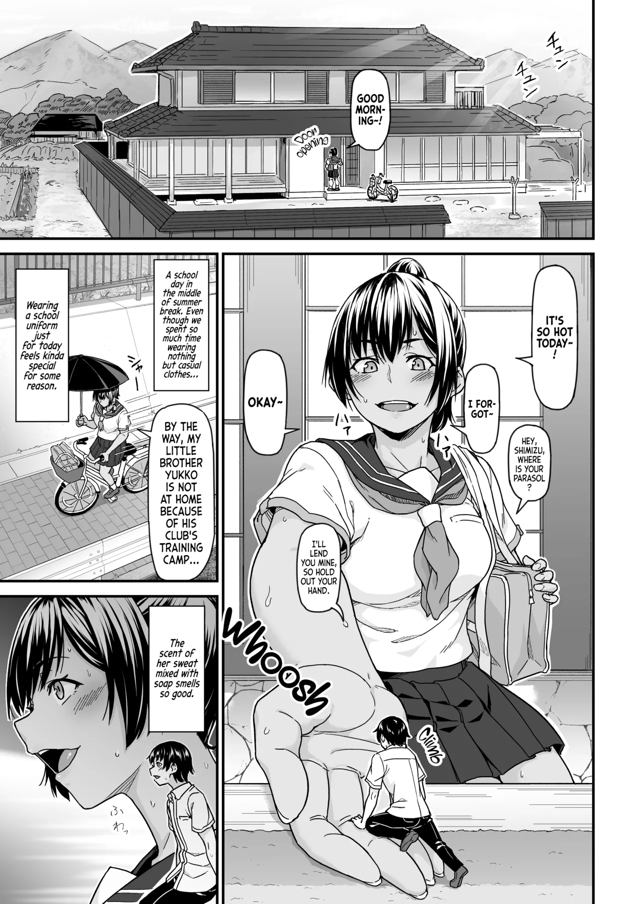 Natsu no Toukoubi | A School Day in the Summer page 1 full