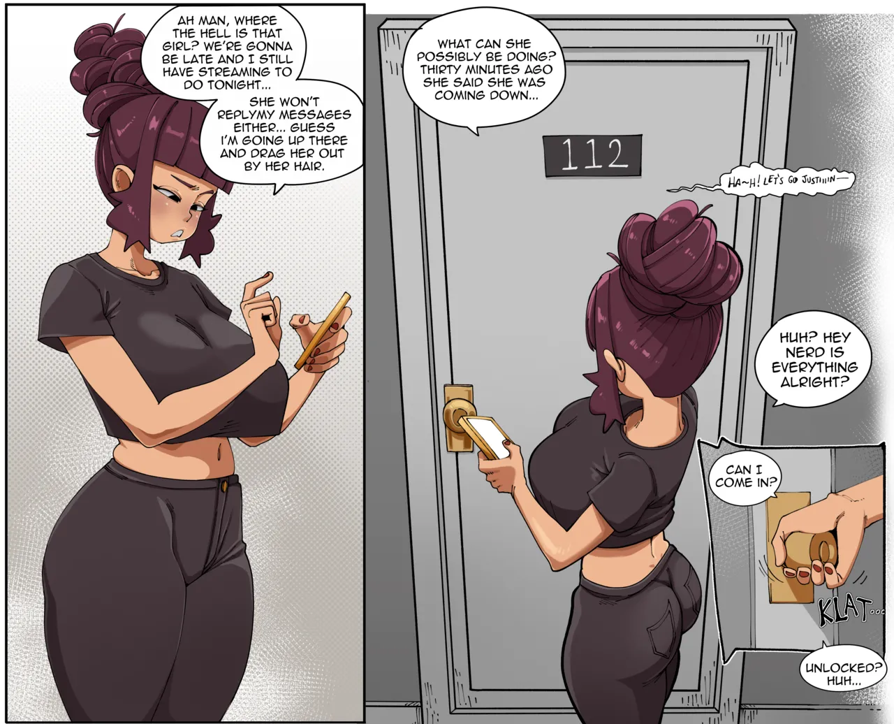 Cosmica is Late page 1 full