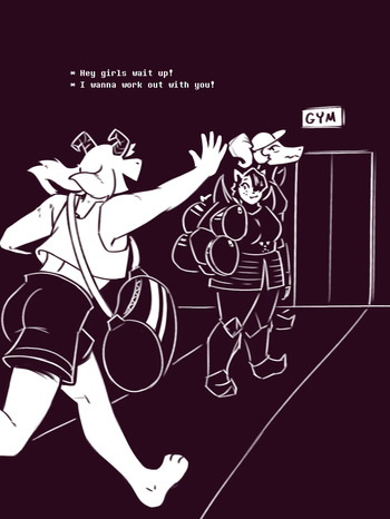 [Dracozhilla] Gym Comic (Undertale) cover