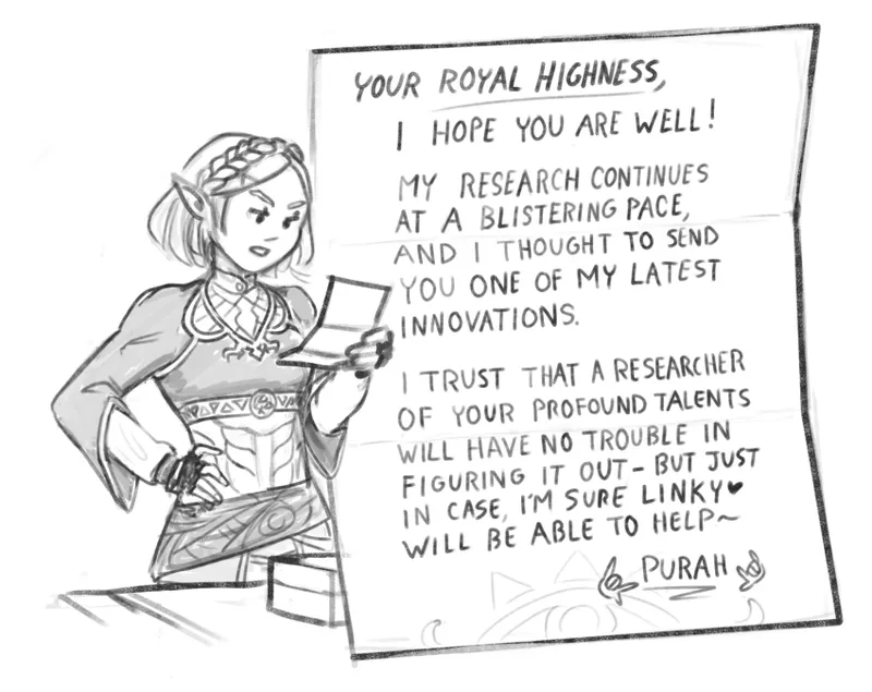 Princess Zelda: Purah's Gift page 1 full