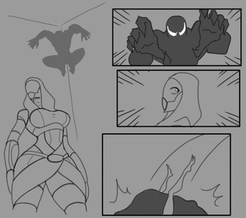 (spaceMAXmarine) Tali X Venom cover