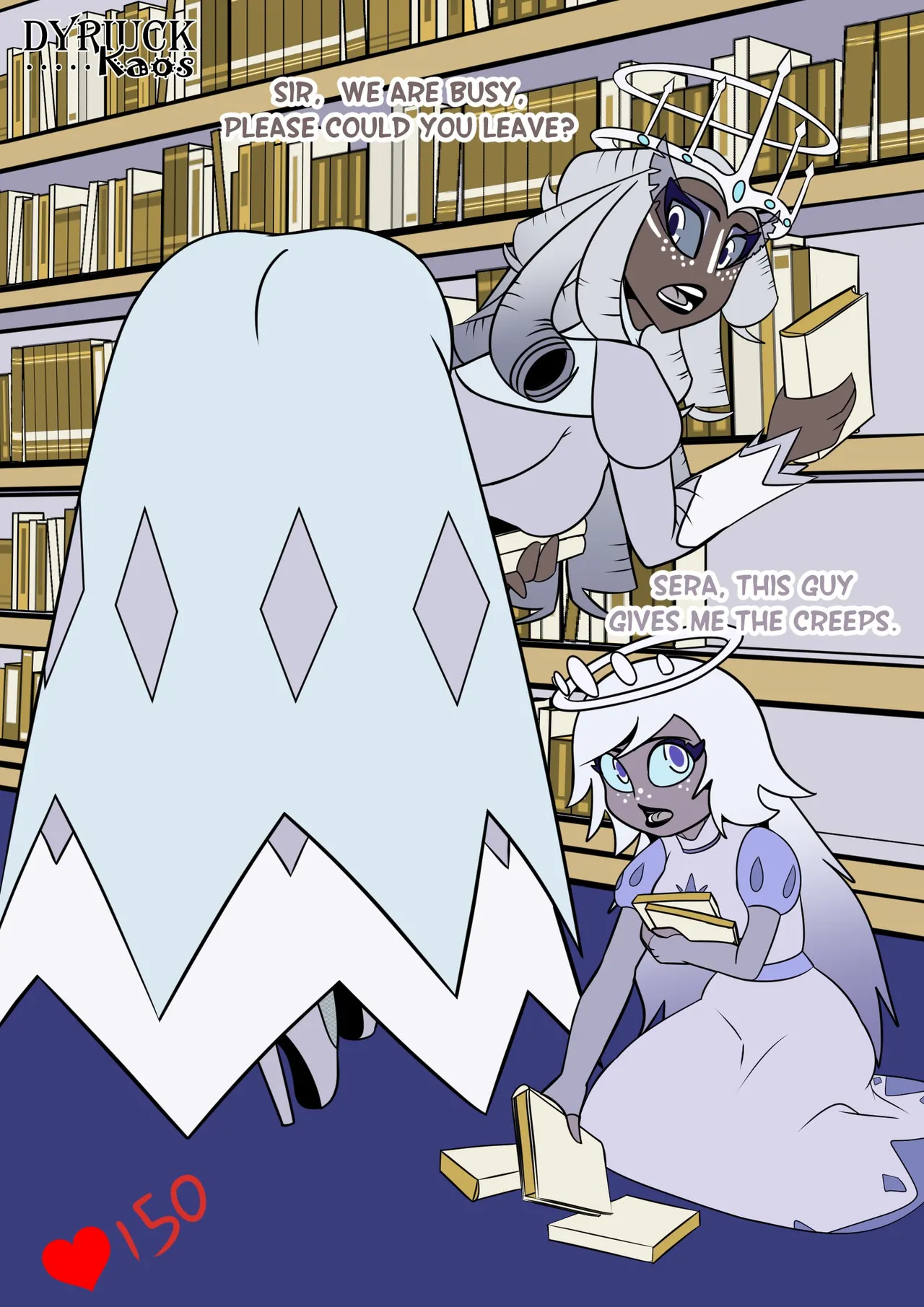 Sera & Emily: Blessed App page 1 full