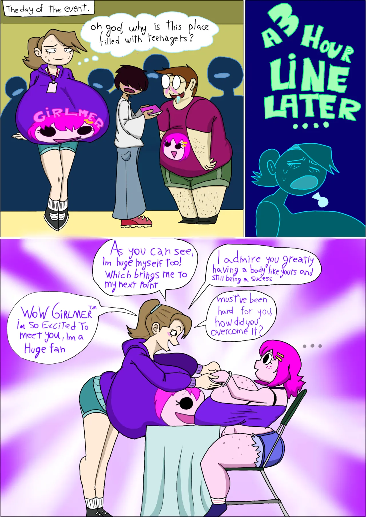 Marie meeting her idol page 2 full