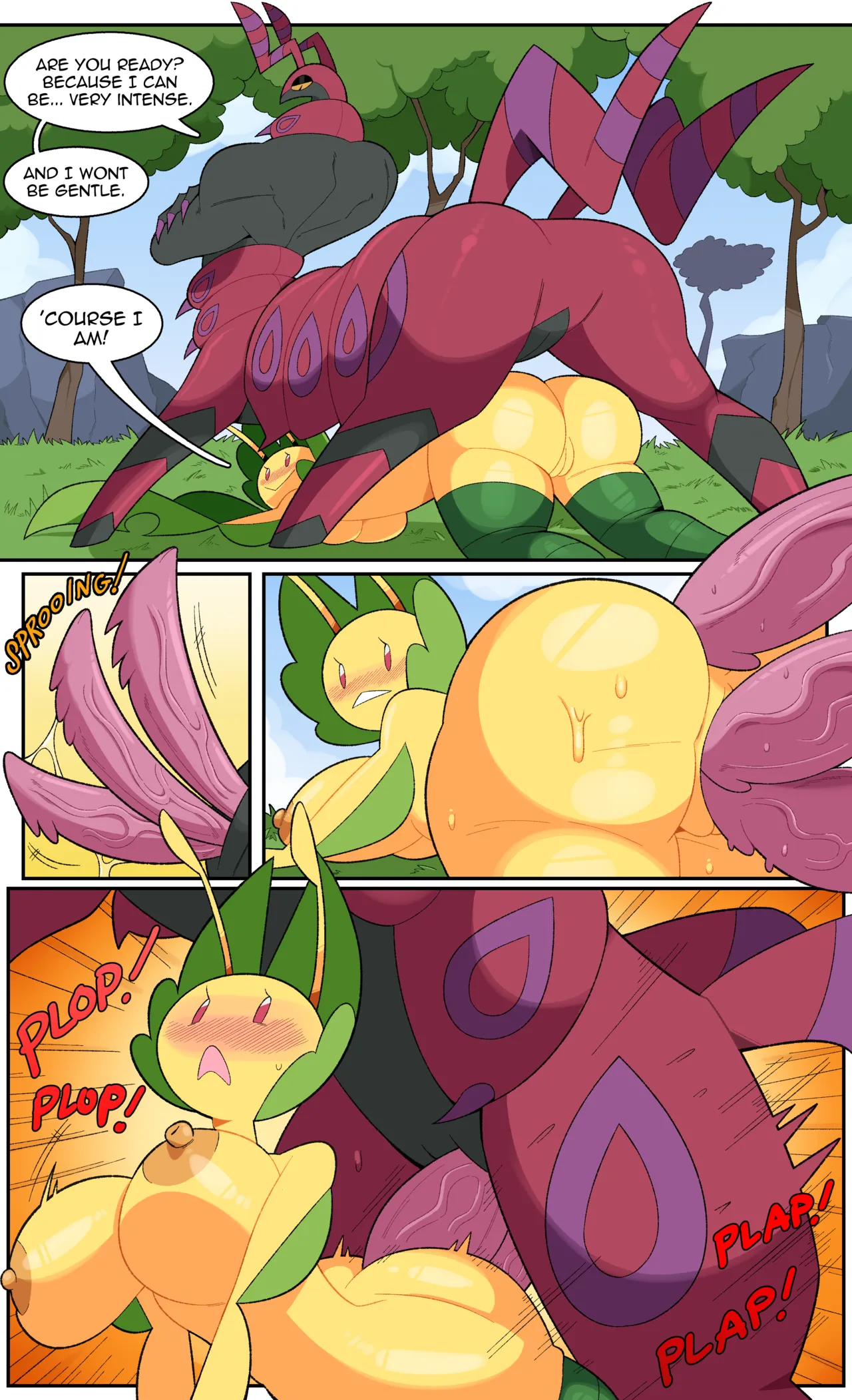 Leavanny and Scolipede page 1 full