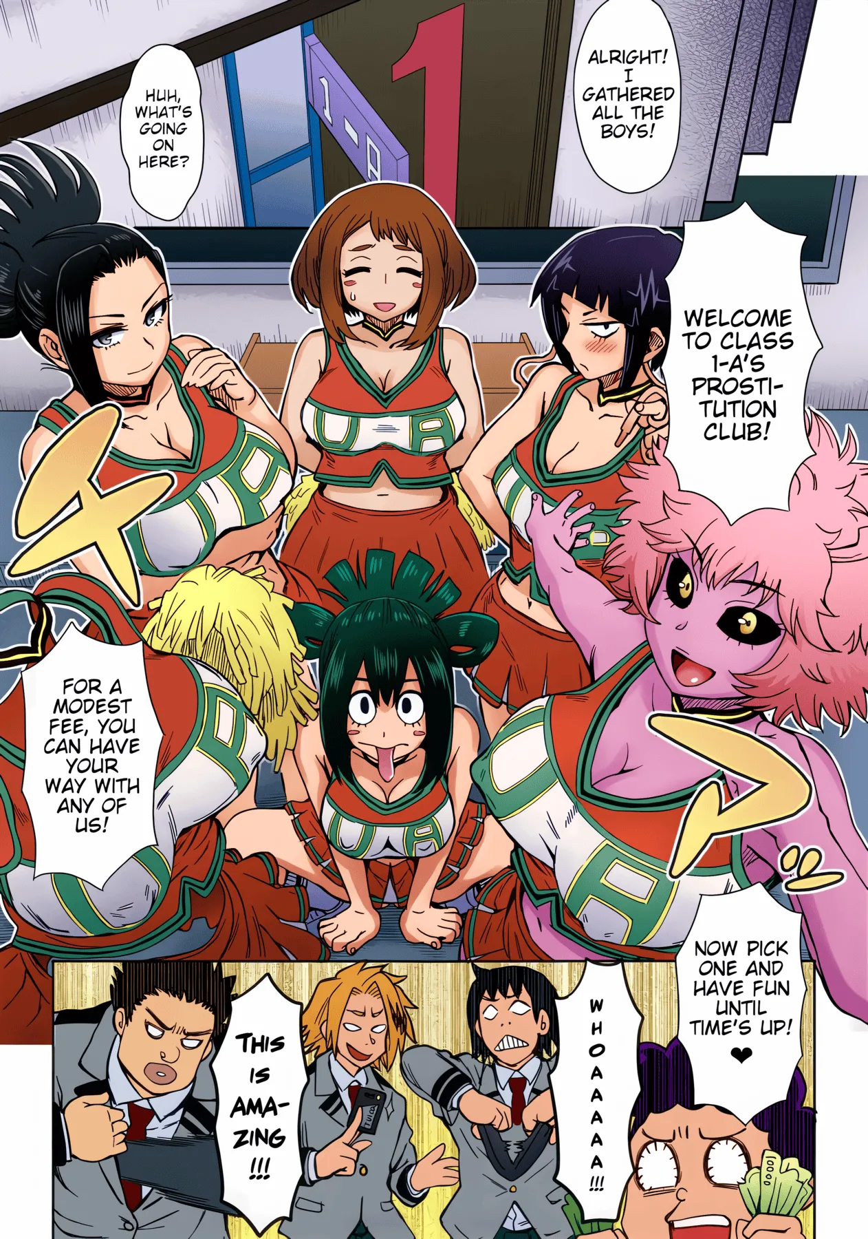 Uraraka Ura Fuuzoku | Uraraka's Behind-the-Scenes Prostitution page 10 full