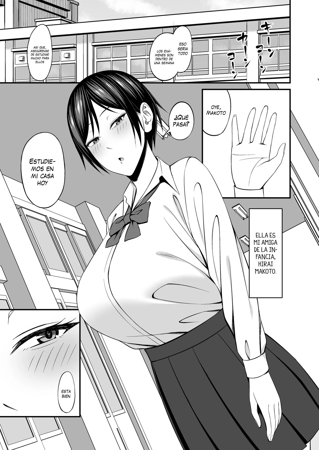Kyonyuu de Boyish Osananajimi no Kanojo to Pakoritai! | ¡Quiero Tener Sexo con Mi Amiga de la Infancia de Pechos Grandes! page 3 full