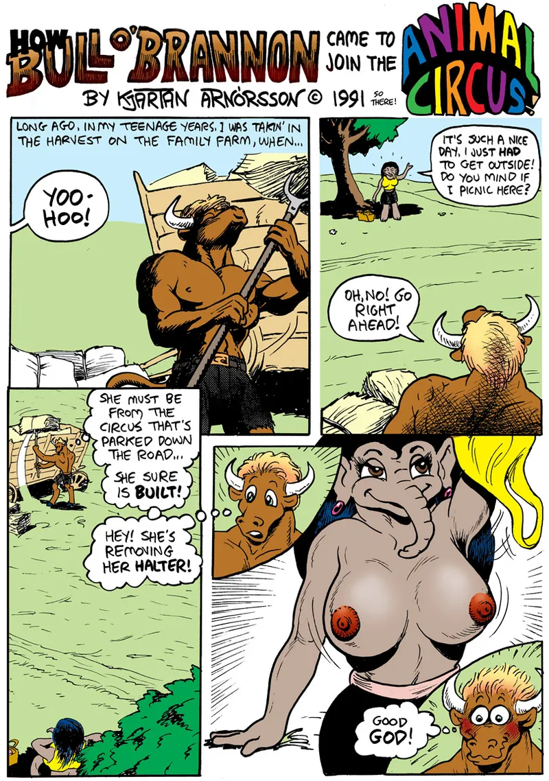 How Bull O'Brannon Came To Join the Animal Circus page 1 full