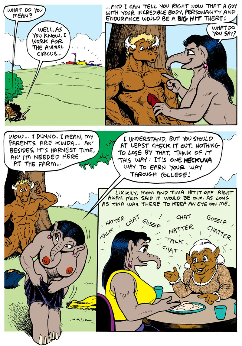 How Bull O'Brannon Came To Join the Animal Circus page 9 full