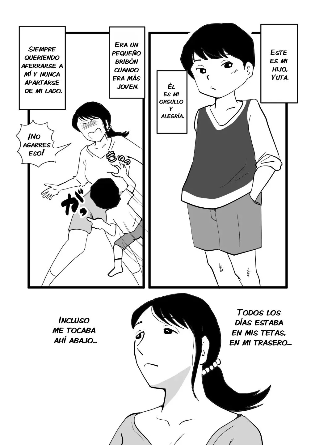 Zetsurin Mama no Narumi-san to Hentai Musuko | Narumi La Madre Insaciable y su Hijo Pervertido page 4 full