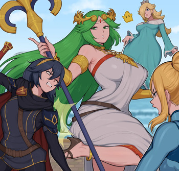 [Afrobull] Palutena (Super Smash Bros.) cover