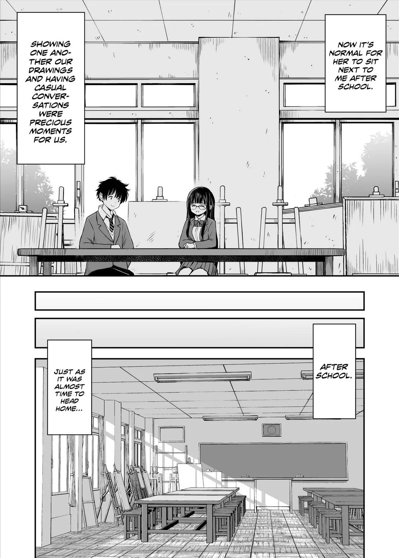 Bijutsubu no Kyonyuu Kouhai ga Nude Model ni Natta Kekka Amari ni Ero Sugite Ore no Geijutsu ga Bakuhatsushita Hanashi page 8 full