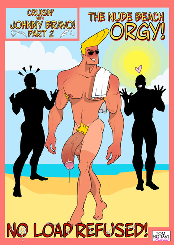 [Tom Taylor] Cruising with Johnny Bravo 2 - The Nude Beach Orgy! No Load Refused! [Eng] cover