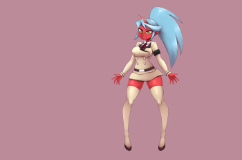 [Metachoke] Kneesocks Long Breast Expansion (Panty & Stockings) cover