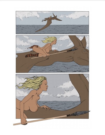 Cretaceous Seas/Junger Dangers by RyanC/SecretStashComics cover